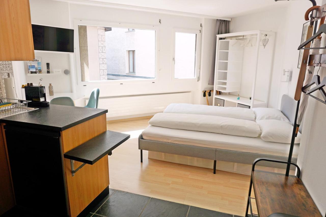 Schick Und Freundlich, Zentral, Modernes Studio - C5 St. Moritz Bagian luar foto
